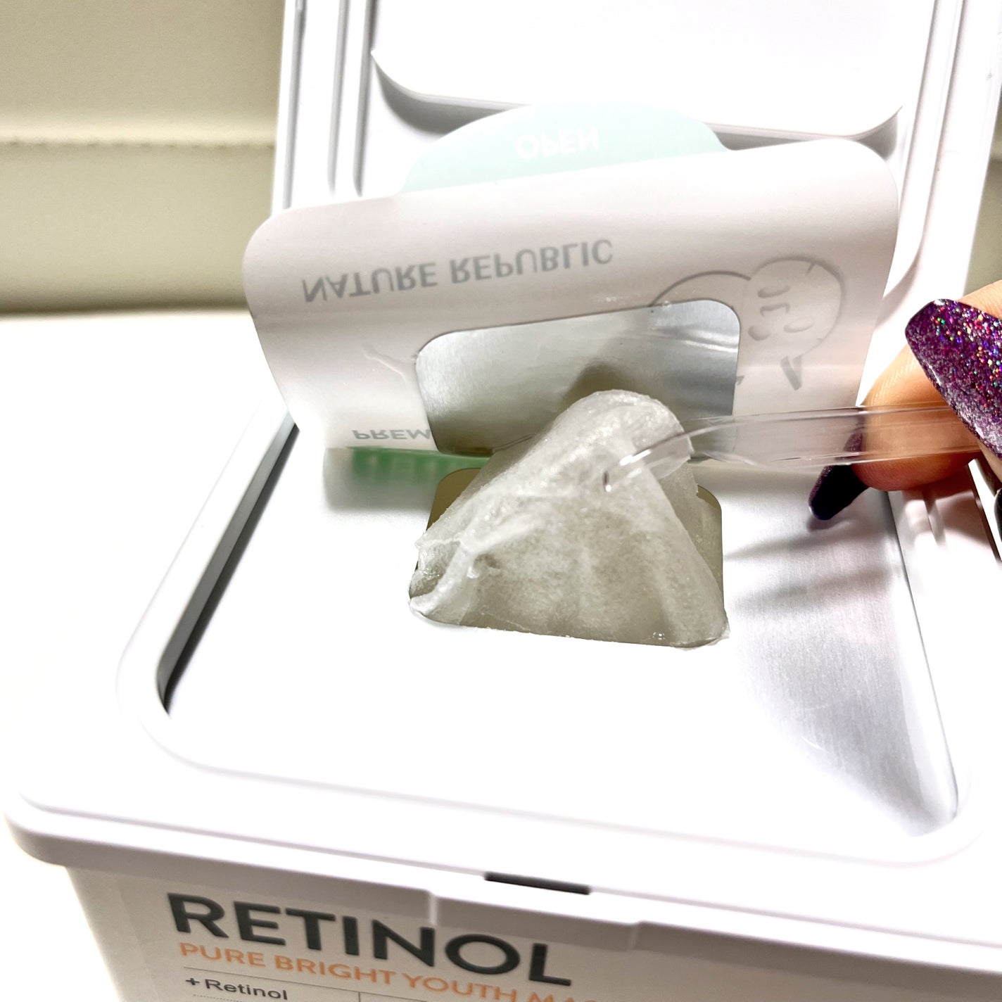 キューブマスク レチノール/ネイチャーリパブリック/シートマスク・パックを使ったクチコミ(4枚目)