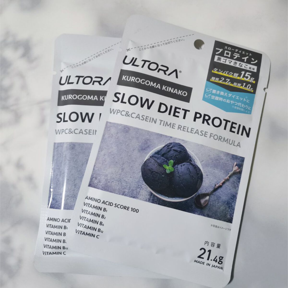 スローダイエットプロテイン/ULTORA/その他プロテインを使ったクチコミ（1枚目）