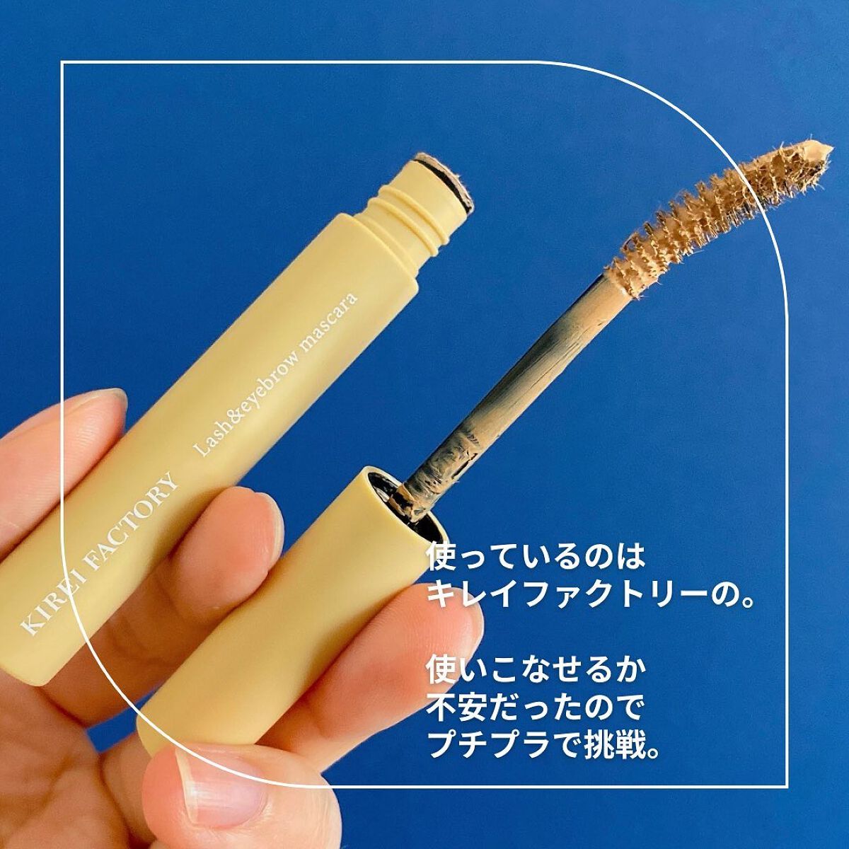 ラッシュ&アイブロウマスカラ/KIREI FACTORY/マスカラを使ったクチコミ（2枚目）