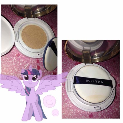 M クッション ファンデーション(モイスチャー)/MISSHA/クッションファンデーションを使ったクチコミ(2枚目)