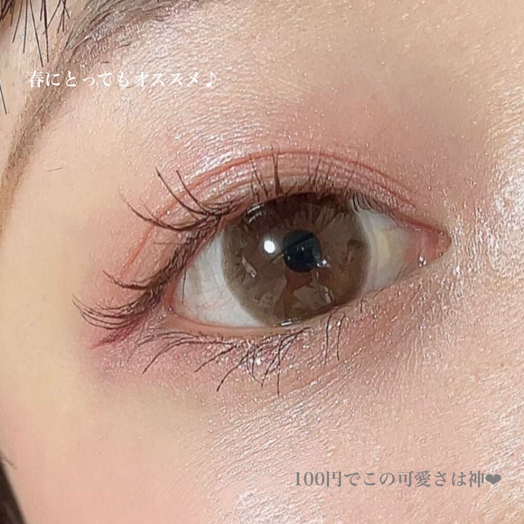 ごんす@YouTube始めました on LIPS 「《DAISO100円コスメキュートメイク》DAISO単色アイシ..」(5枚目)