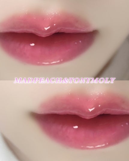 マッドピーチグロウフィットムードグロス/MAD PEACH/リップグロスを使ったクチコミ(3枚目)