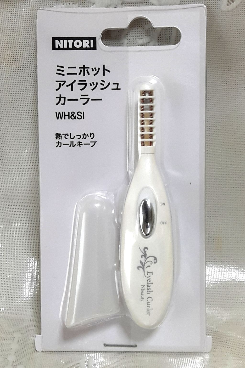 ミニホットアイラッシュカーラー/ニトリ/ホットビューラーを使ったクチコミ（1枚目）