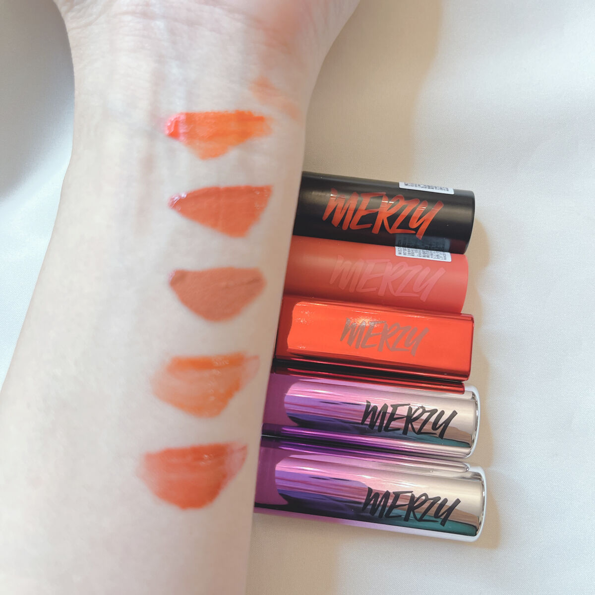 ザ ファースト  ベルベット ティント シーズン３/MERZY/リップティントを使ったクチコミ（3枚目）