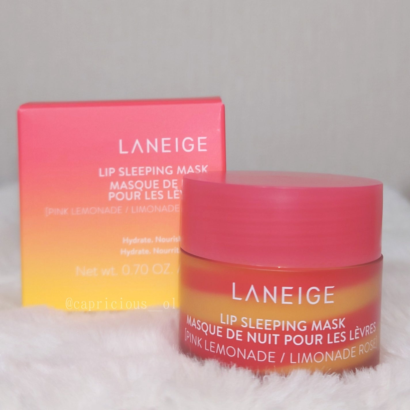 リップスリーピングマスク ピンクレモネード/LANEIGE/リップマスクを使ったクチコミ(1枚目)