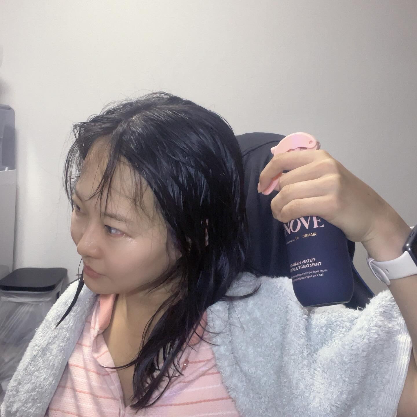 ノーウォッシュウォーターセラムトリートメント/UNOVE/ヘアトリートメントを使ったクチコミ（3枚目）