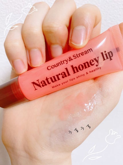 ハニーフルリップ もも色ボリューム/カントリー&ストリーム/リップ美容液を使ったクチコミ(1枚目)