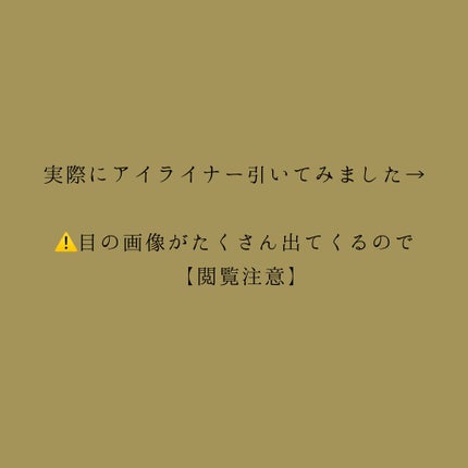 EYE OPENING LINER/UZU BY FLOWFUSHI/リキッドアイライナーを使ったクチコミ(4枚目)