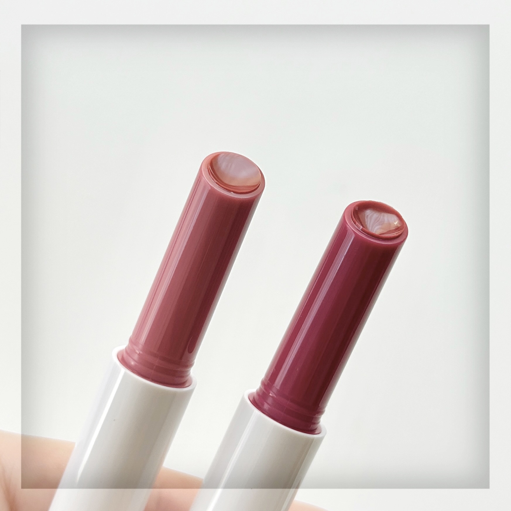 ウォーターグローメルティングバーム 04 フィグジュース（Fig Juice）/INGA/口紅を使ったクチコミ（3枚目）