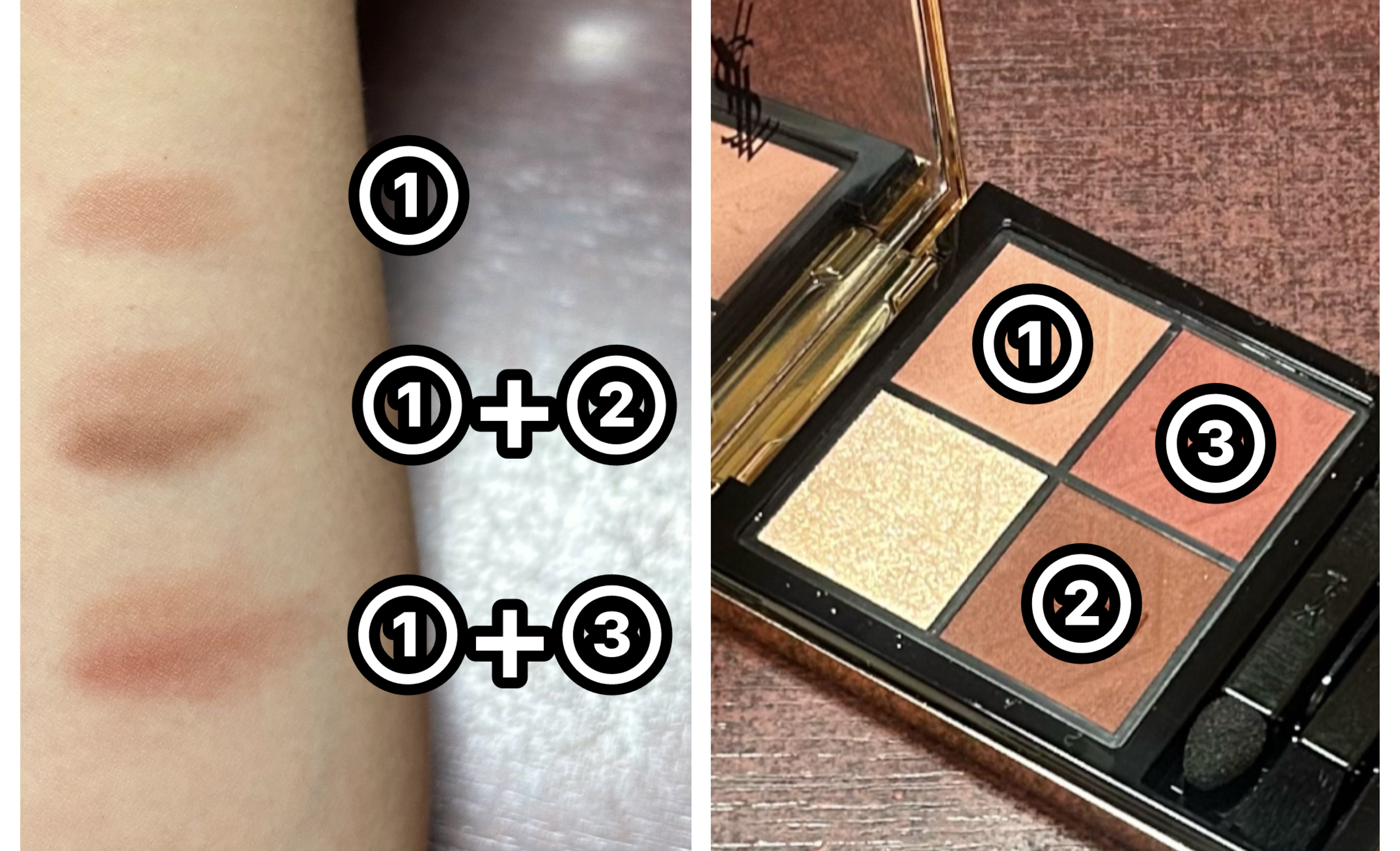 クチュール ミニ クラッチ/YVES SAINT LAURENT BEAUTE/アイシャドウパレットを使ったクチコミ（3枚目）