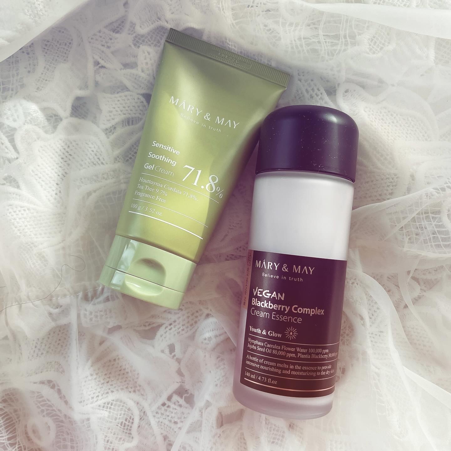 Sensitive Soothing Gel Cream/MARY&MAY/フェイスクリームを使ったクチコミ（1枚目）