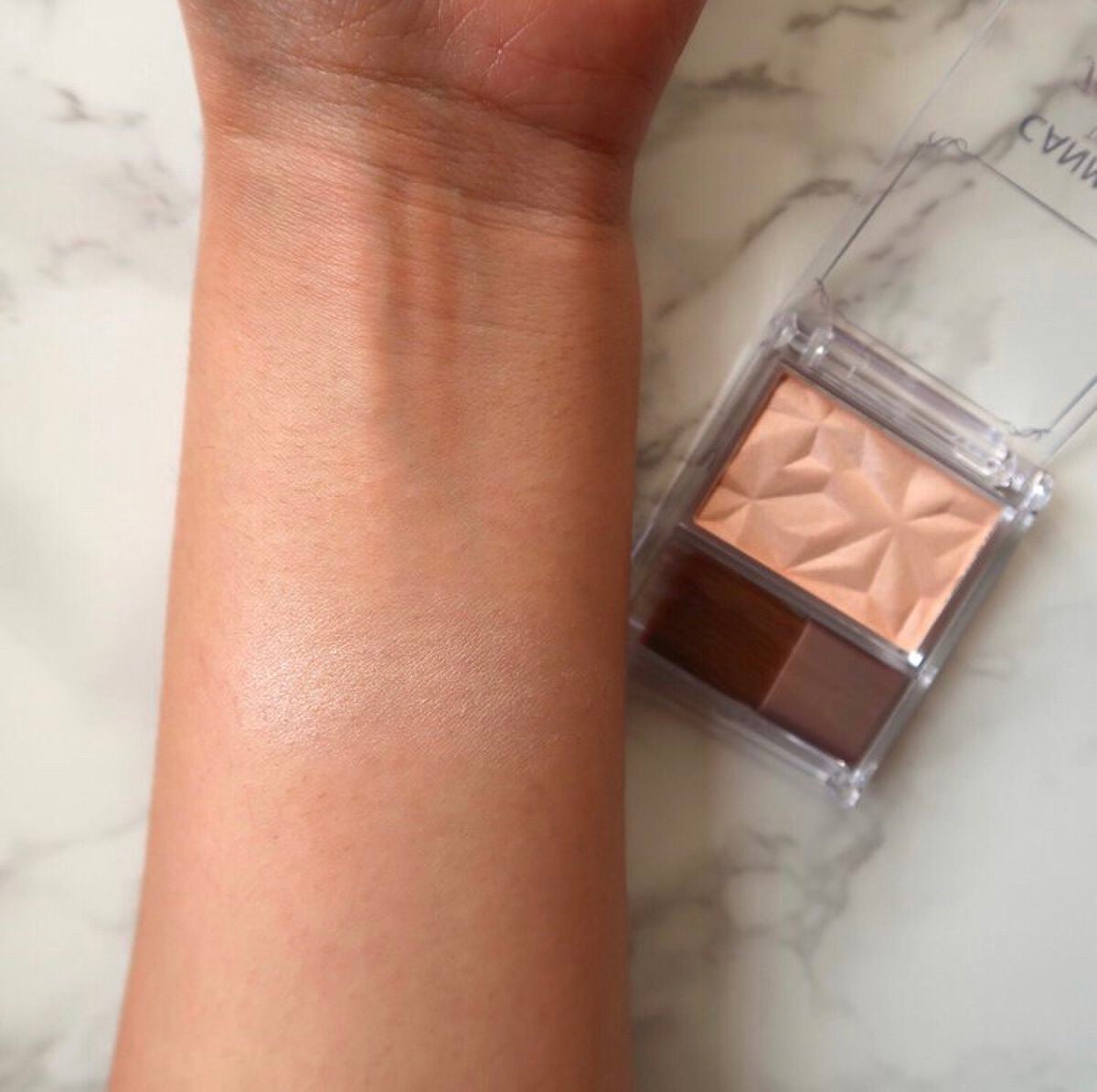 ハイライター/キャンメイク/パウダーハイライトを使ったクチコミ(3枚目)