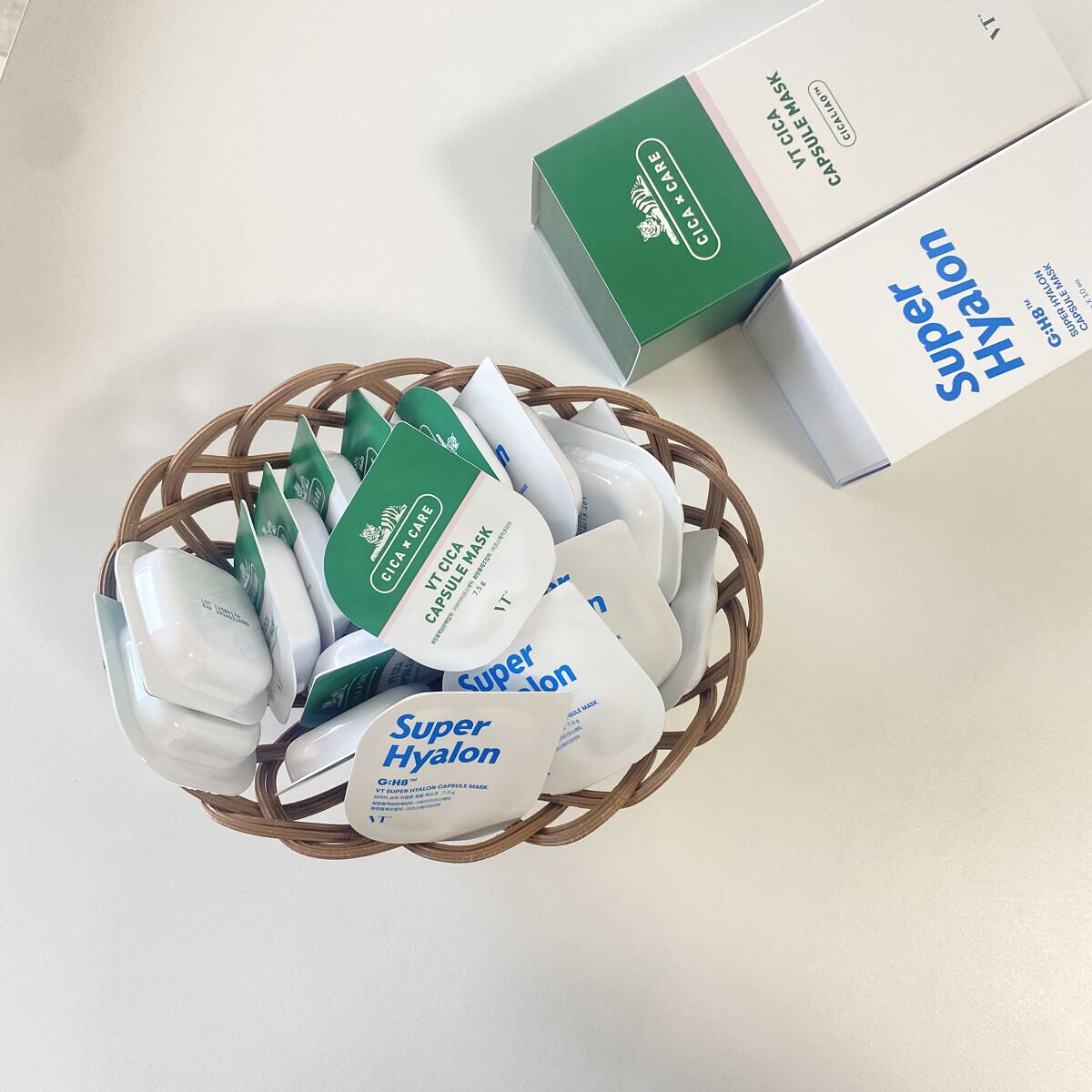 スーパーヒアルロン カプセルマスク/VT/洗い流すパック・マスクを使ったクチコミ（1枚目）