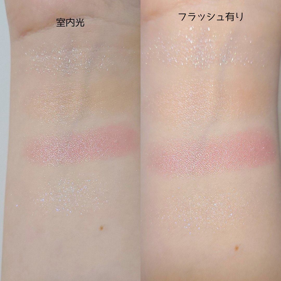 ディオール バックステージ フェイス グロウ パレット/Dior/ハイライトを使ったクチコミ（3枚目）