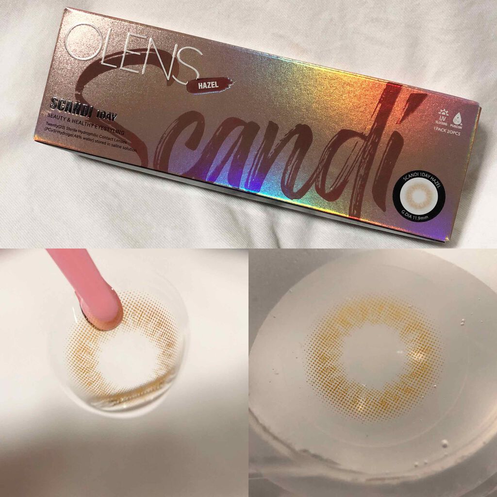 SCANDI 1day/OLENS/カラーコンタクトレンズを使ったクチコミ(2枚目)