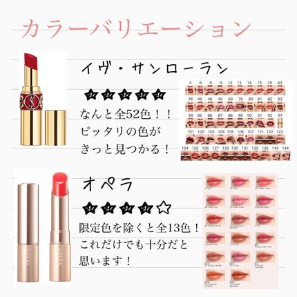 ルージュ ヴォリュプテ シャイン/YVES SAINT LAURENT BEAUTE/口紅を使ったクチコミ(4枚目)