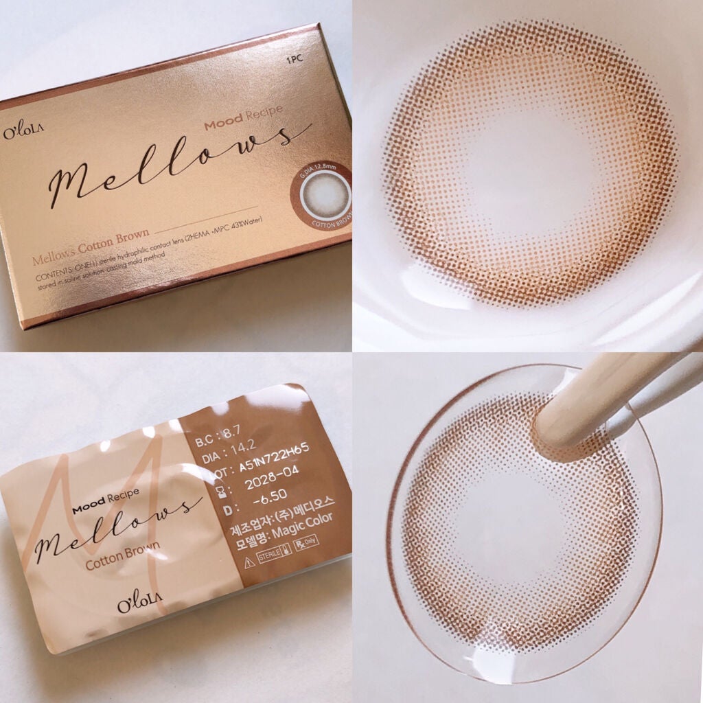 メローズ(Mellows)/OLOLA/カラーコンタクトレンズを使ったクチコミ(2枚目)