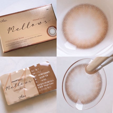 メローズ(Mellows)/OLOLA/カラーコンタクトレンズを使ったクチコミ(2枚目)