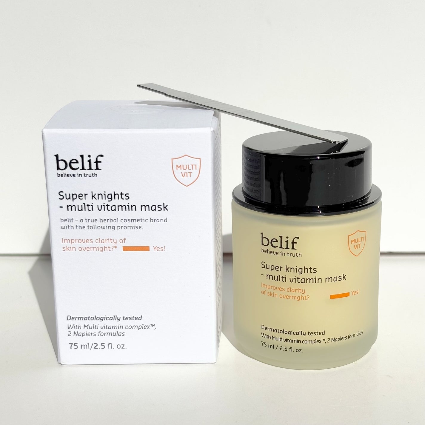 スーパーナイツ ビタミンマスク/belif/フェイスクリームを使ったクチコミ(1枚目)
