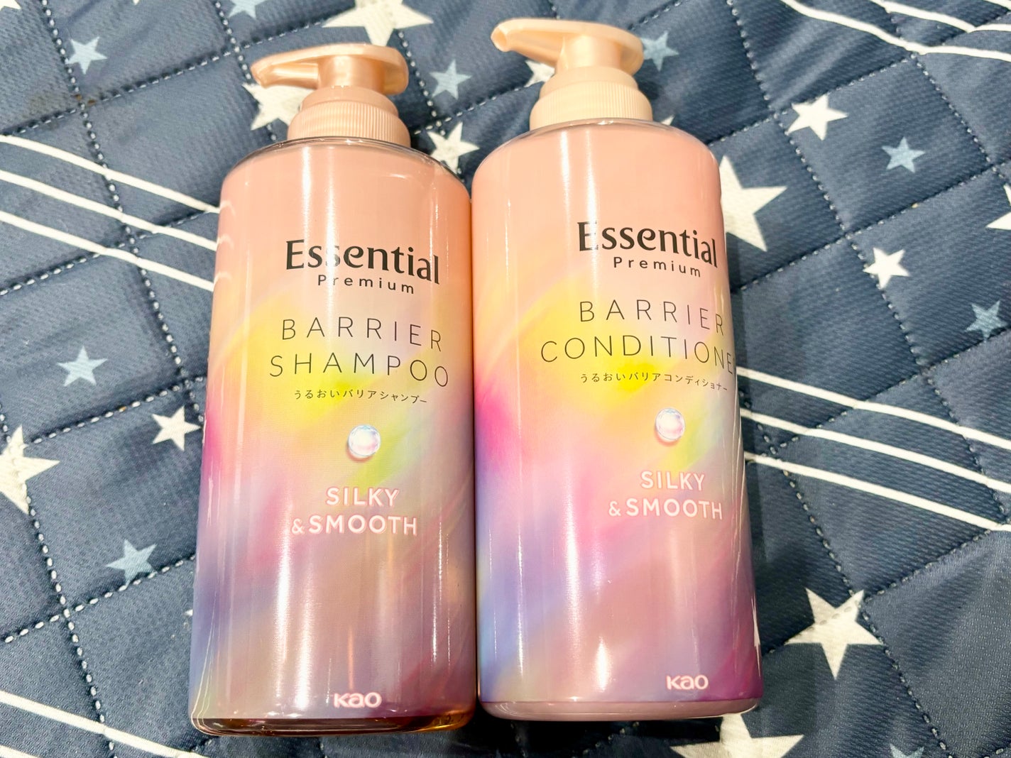 エッセンシャルプレミアム バリアシャンプー・コンディショナー シルキー&スムース/エッセンシャル/市販シャンプーを使ったクチコミ(1枚目)