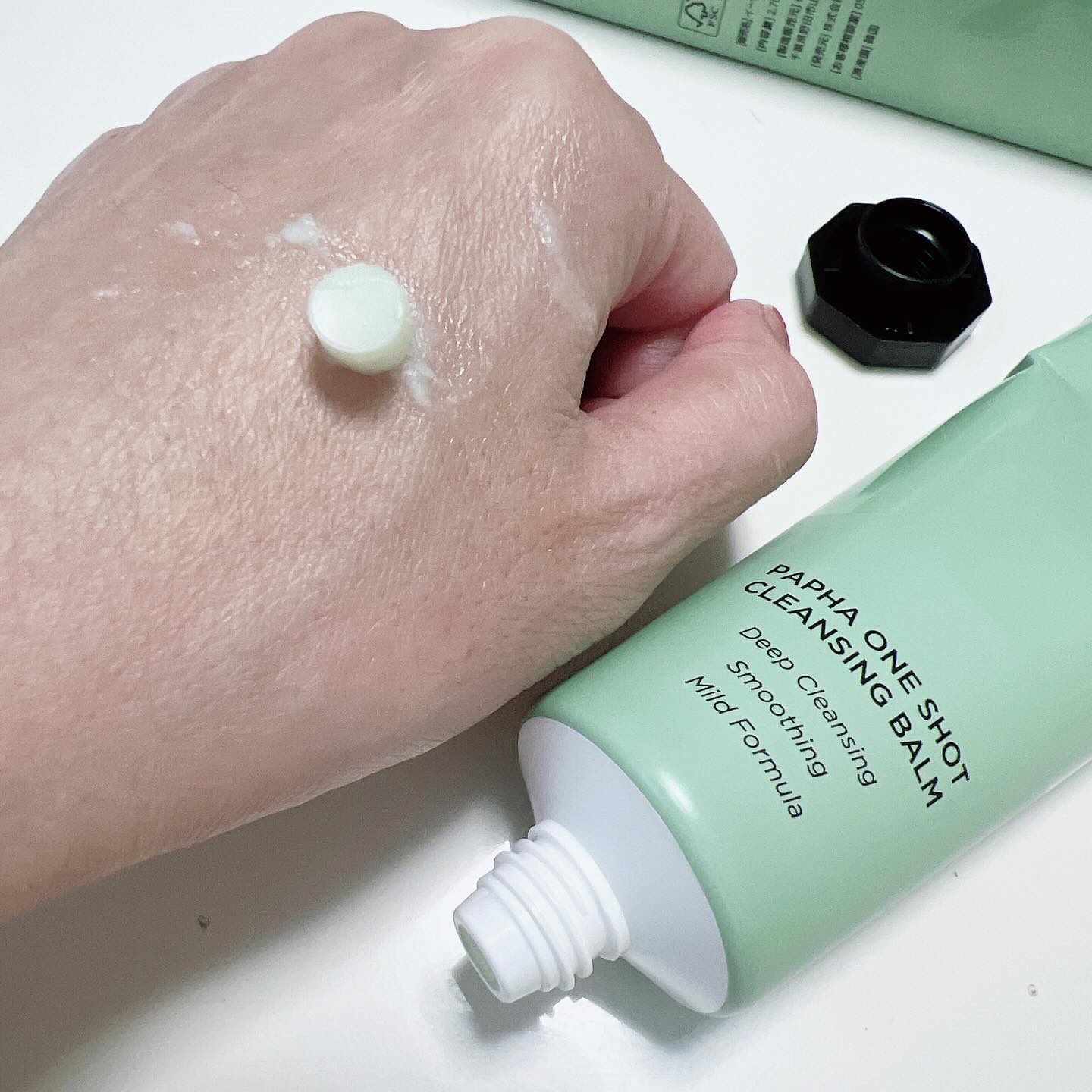 PAPHA One-Shot Cleansing Balm/EITHER＆/クレンジングバームを使ったクチコミ（3枚目）