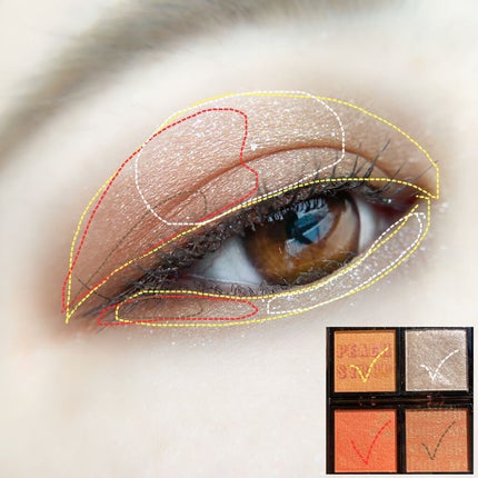 ドラマティックアイカラー (パウダー)/(クリーム)/マキアージュ/アイシャドウパレットを使ったクチコミ(8枚目)