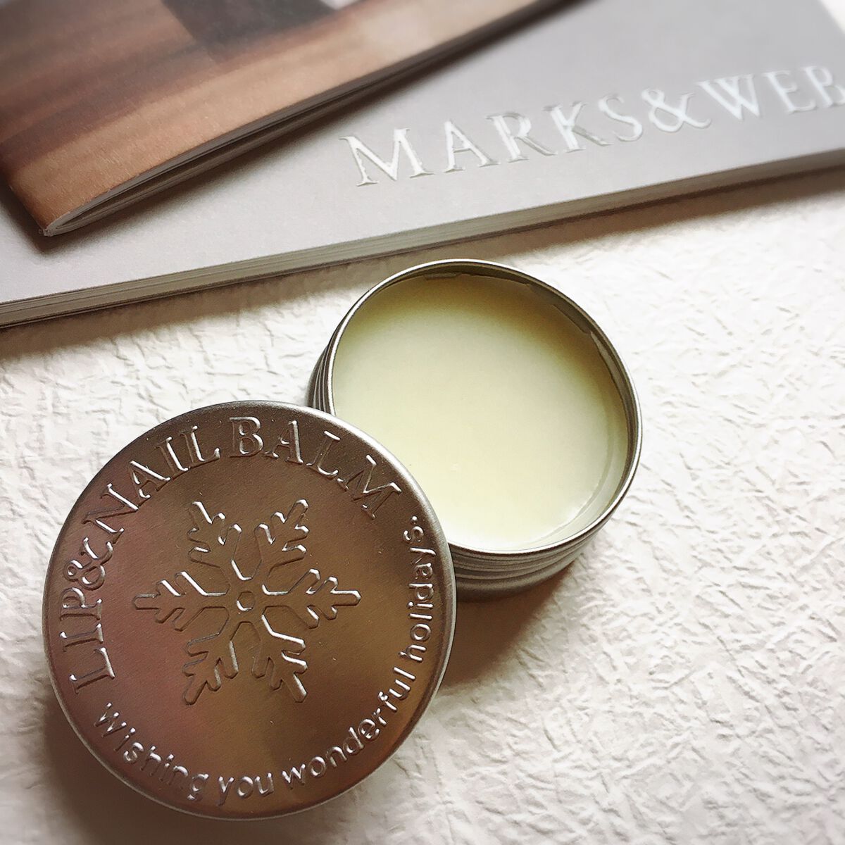 ハーバルリップ&ネイルバーム モミ/アオモジ/MARKS&WEB/ネイルオイル・トリートメントを使ったクチコミ(2枚目)