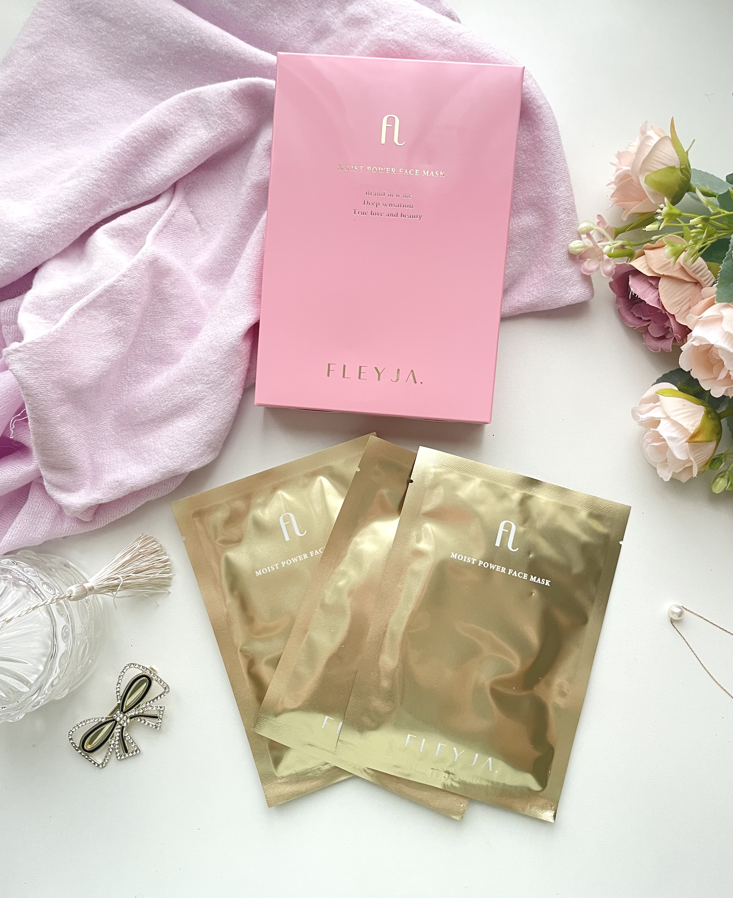 FLEYJA.モイストパワーフェイスマスク2箱 FLEYJA MOIST POWER FACE MASK 20枚セット ☆新品・未開封フレイヤ