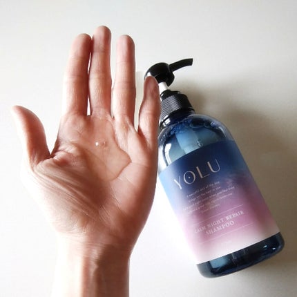 カームナイトリペアシャンプー/トリートメント/YOLU/市販シャンプーを使ったクチコミ(2枚目)