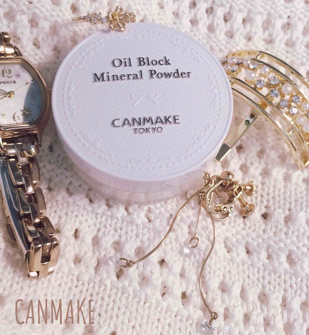 オイルブロックミネラルパウダー/キャンメイク/ルースパウダーを使ったクチコミ(1枚目)