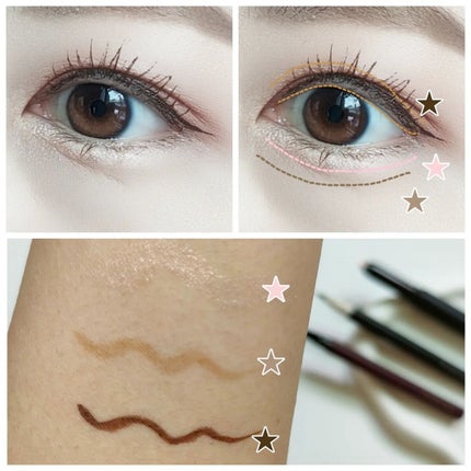 エーメイク グリッタースティック/A/mAke/グリッターを使ったクチコミ(3枚目)