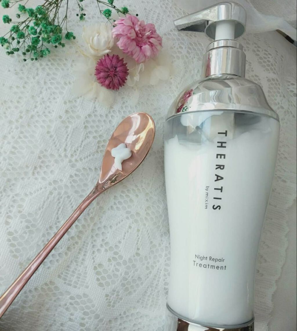 ナイトリペア シャンプー/ヘアトリートメント/THERATIS/シャンプー・コンディショナーを使ったクチコミ（3枚目）