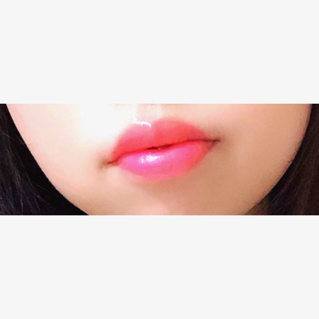 ラスティンググロスリップ/CEZANNE/口紅を使ったクチコミ(3枚目)