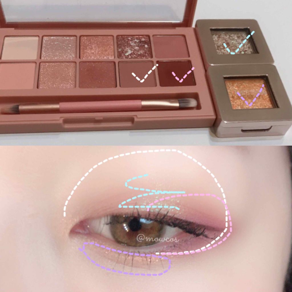 グリッタープリズム シャドウ/MISSHA/グリッターを使ったクチコミ（3枚目）