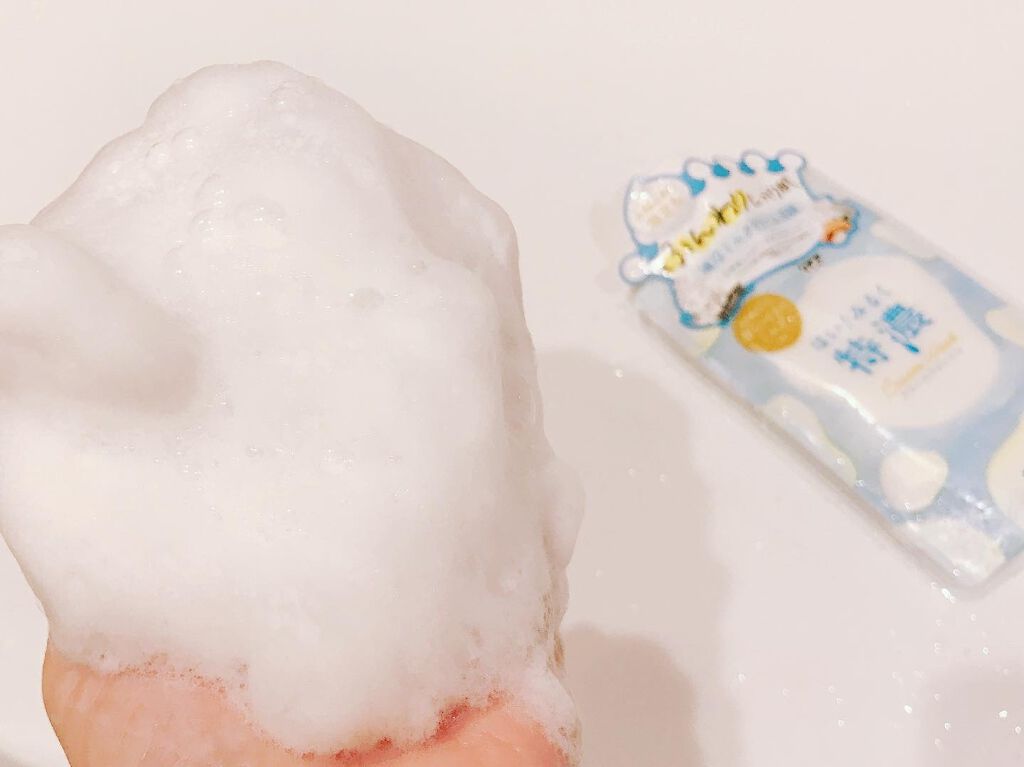 はい!みるく特濃 クリームウォッシュ/ロゼット/洗顔フォームを使ったクチコミ(7枚目)