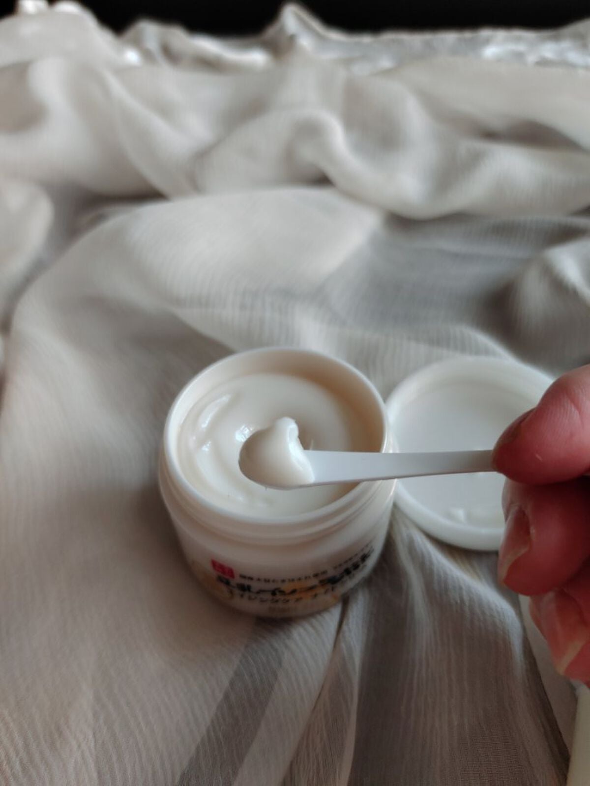 リンクルナイトクリーム/なめらか本舗/フェイスクリームを使ったクチコミ(2枚目)