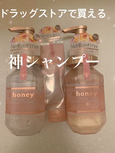 &honey Melty モイストリペア シャンプー1.0／モイストリペア ヘアトリートメント2.0/&honey/シャンプー・コンディショナーを使ったクチコミ（1枚目）