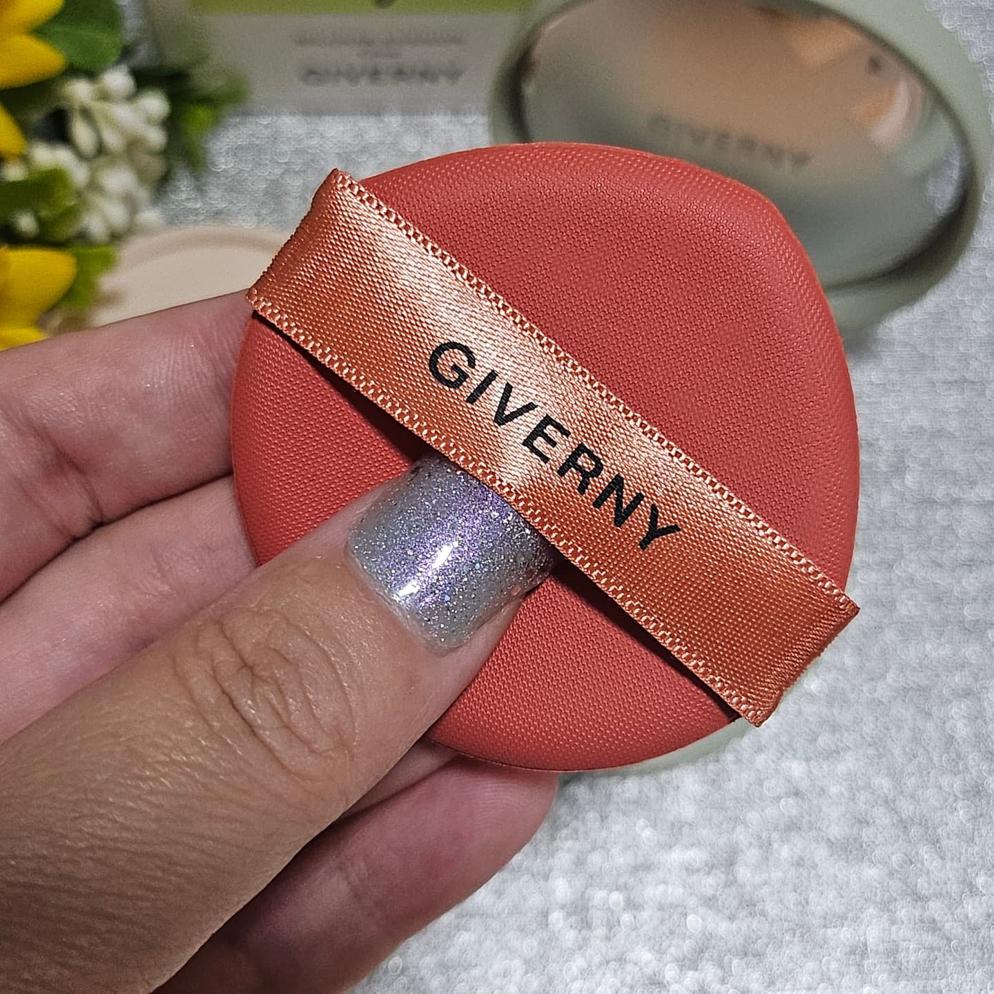 ジヴェルニー 密着カバークッション/GIVERNY/クッションファンデーションを使ったクチコミ（3枚目）