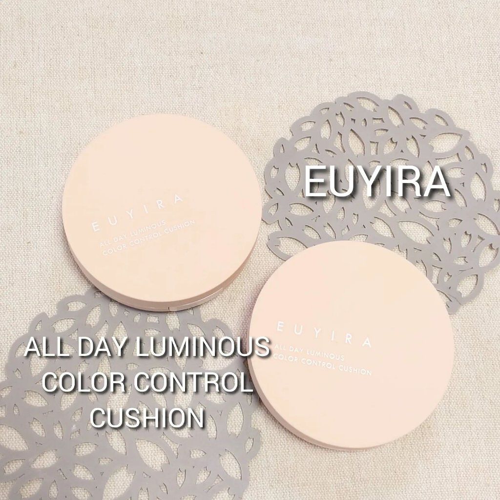 オールデイ ルミナス カラーコントロール クッション/EUYIRA/クッションファンデーションを使ったクチコミ（1枚目）