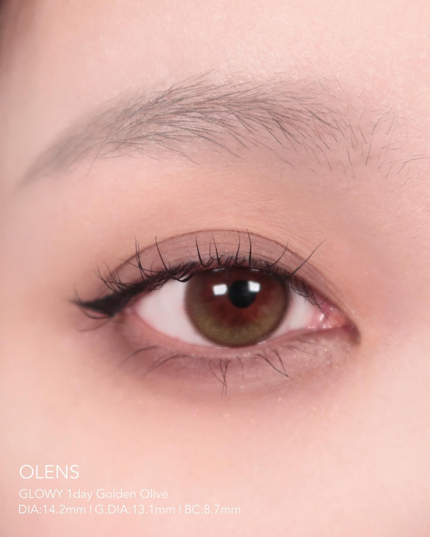 Glowy 1day/OLENS/ワンデー（１DAY）カラコンを使ったクチコミ（1枚目）