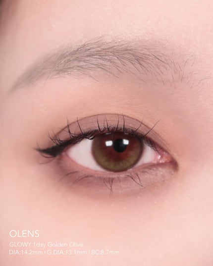 Glowy 1day/OLENS/ワンデー(1DAY)カラコンを使ったクチコミ(1枚目)