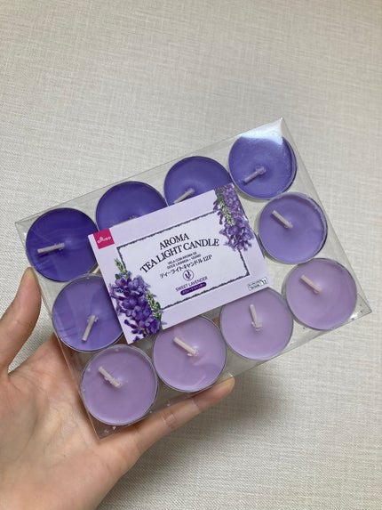 キャンドル用ガラス容器/DAISO/アロマキャンドルを使ったクチコミ(5枚目)