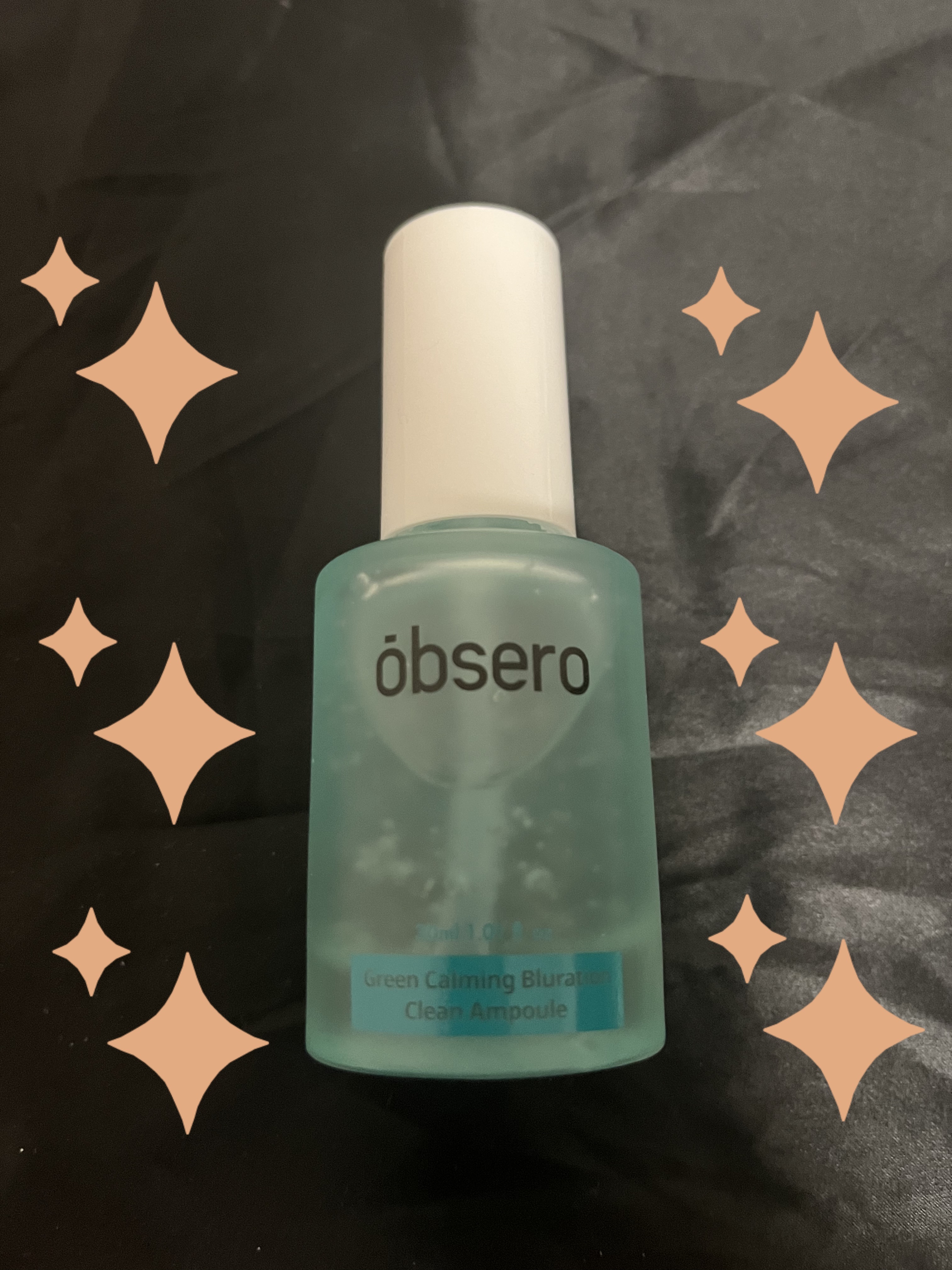 グリーンカーミングブルーレーションクリーンアンプル/obsero/美容液を使ったクチコミ（1枚目）