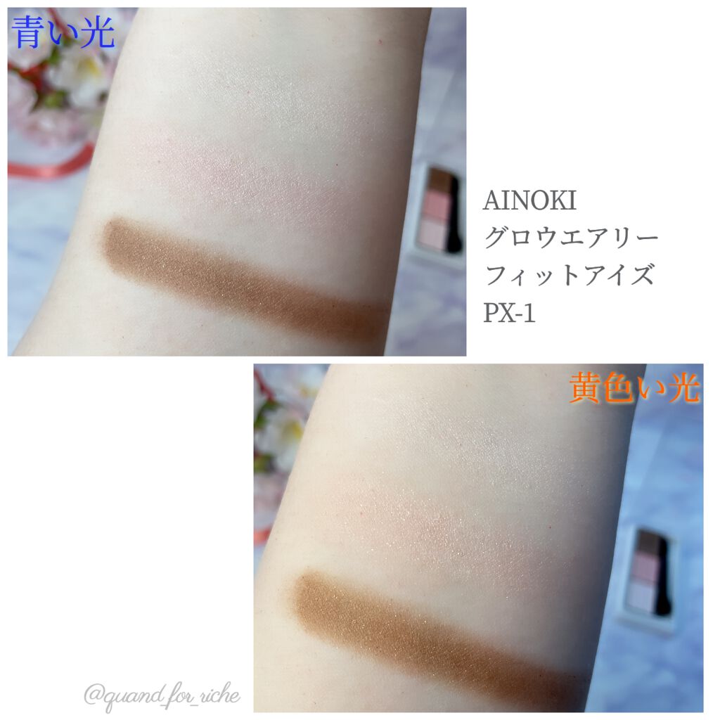 グロウエアリーフィットアイズ/AINOKI/アイシャドウパレットを使ったクチコミ(5枚目)