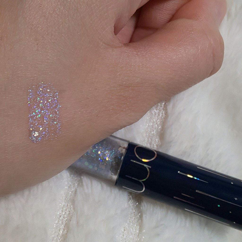 リキッド グリッター シャドウ/rom&nd/グリッターを使ったクチコミ(4枚目)