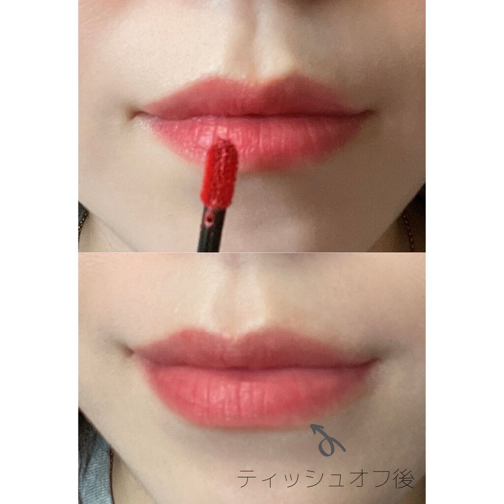 センシュアルパウダーマットリキッド/HERA/口紅を使ったクチコミ（3枚目）