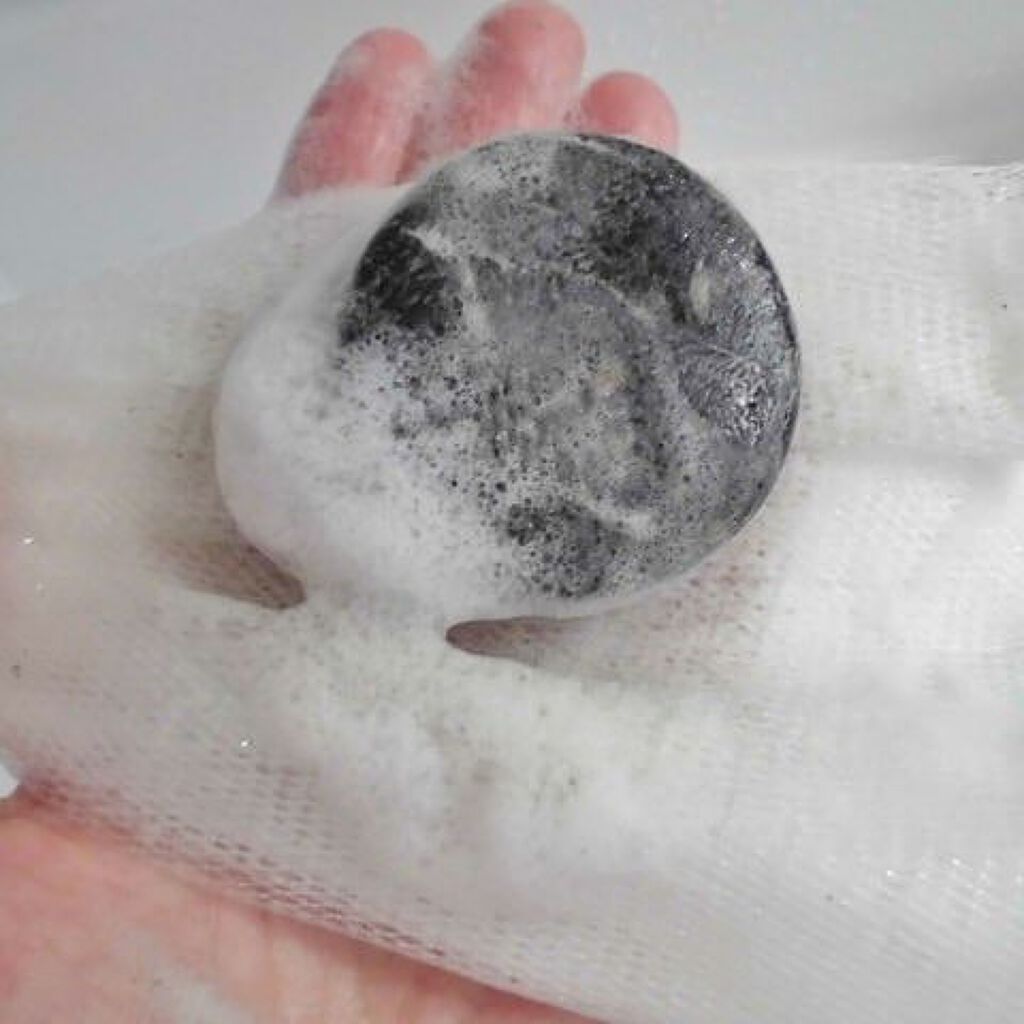 324黒水素石鹸 SHAMPOO BAR H2/324/洗顔石鹸を使ったクチコミ（3枚目）