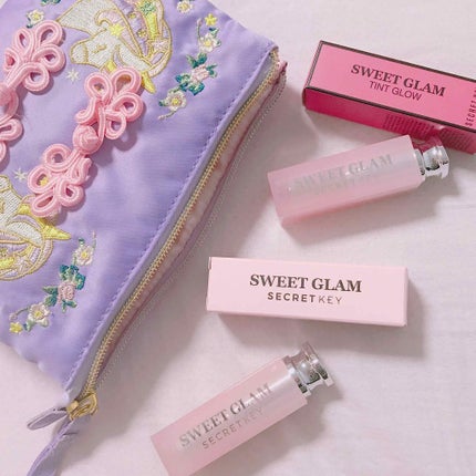 SWEET GLAM TINT GLOW/SECRET KEY/口紅を使ったクチコミ(1枚目)