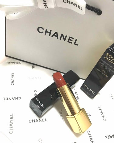 ルージュ アリュール 176 アンデパンダント/CHANEL/口紅を使ったクチコミ（1枚目）