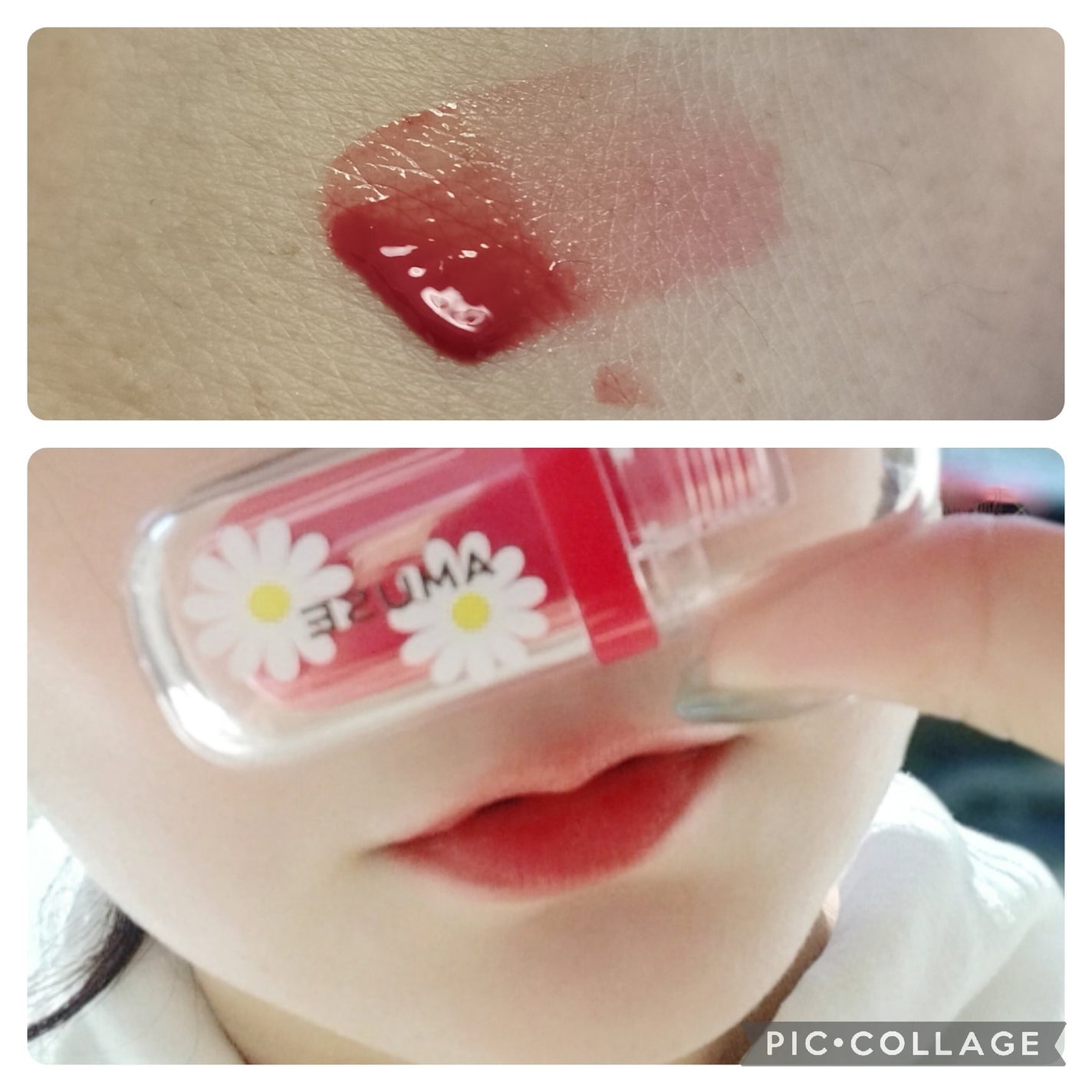 ジェルフィットティント/AMUSE/リップティントを使ったクチコミ(2枚目)